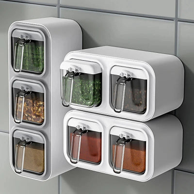 3 porte epice mural suspendues verticalement et horizontalement