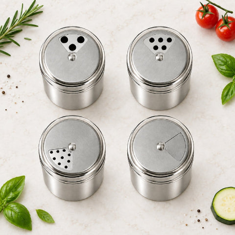 Différents types orifices pour saupoudrer du pot pour epices