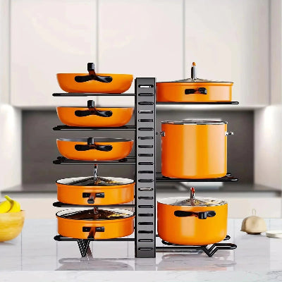 Etagere cuisine assemblage vertical 8 niveaux sur plan travail