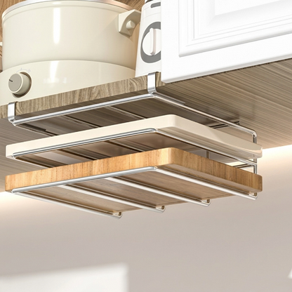 Étagère cuisine inox deux étages avec deux planches