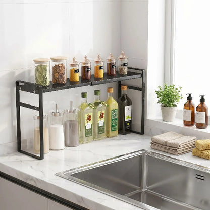 Etagere pour cuisine sur comptoir côté évier petit espace