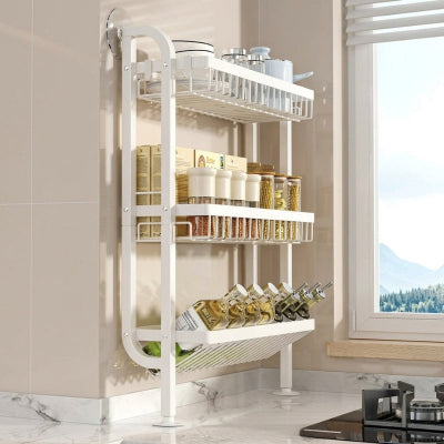 etagere a epice blanche de 50 cm