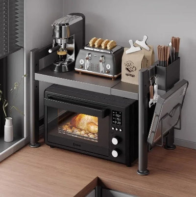etagere four micro onde extensible avec différents supports
