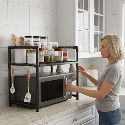 etagere pour micro onde 4