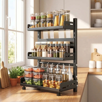 rangement à épices largeur de 30 cm sur comptoir